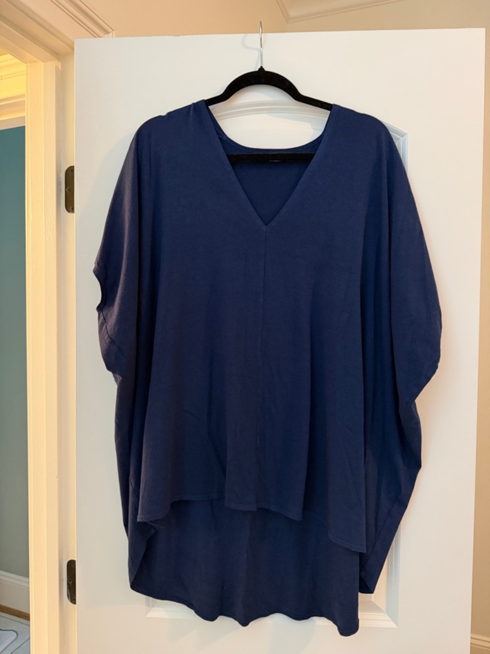 bryn Walker Navy V-Neck Layered Tunic